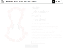 Tablet Screenshot of delftmusicfestival.nl